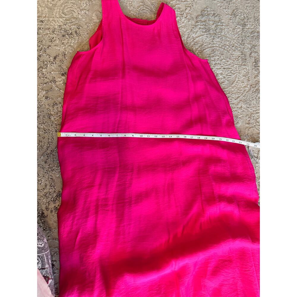 Voyageur by Mersea Hot Vibrant Pink Sleeveless Maxi Dress Sz. Small/Medium - Picture 8 of 12
